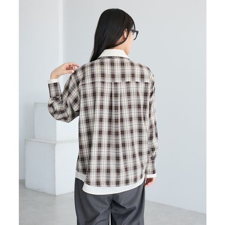 レイヤードライクチェックシャツ | CRAFT STANDARD BOUTIQUE | 詳細画像5 