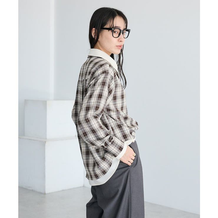 レイヤードライクチェックシャツ | CRAFT STANDARD BOUTIQUE | 詳細画像6 