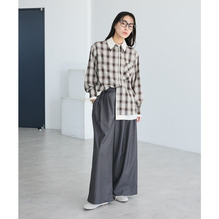 レイヤードライクチェックシャツ | CRAFT STANDARD BOUTIQUE | 詳細画像7 