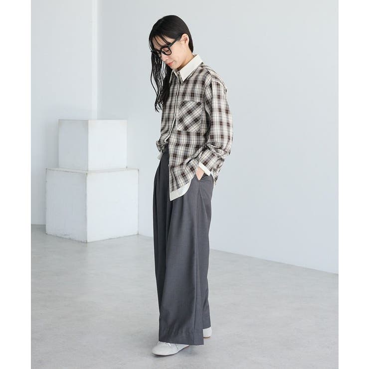 レイヤードライクチェックシャツ | CRAFT STANDARD BOUTIQUE | 詳細画像8 