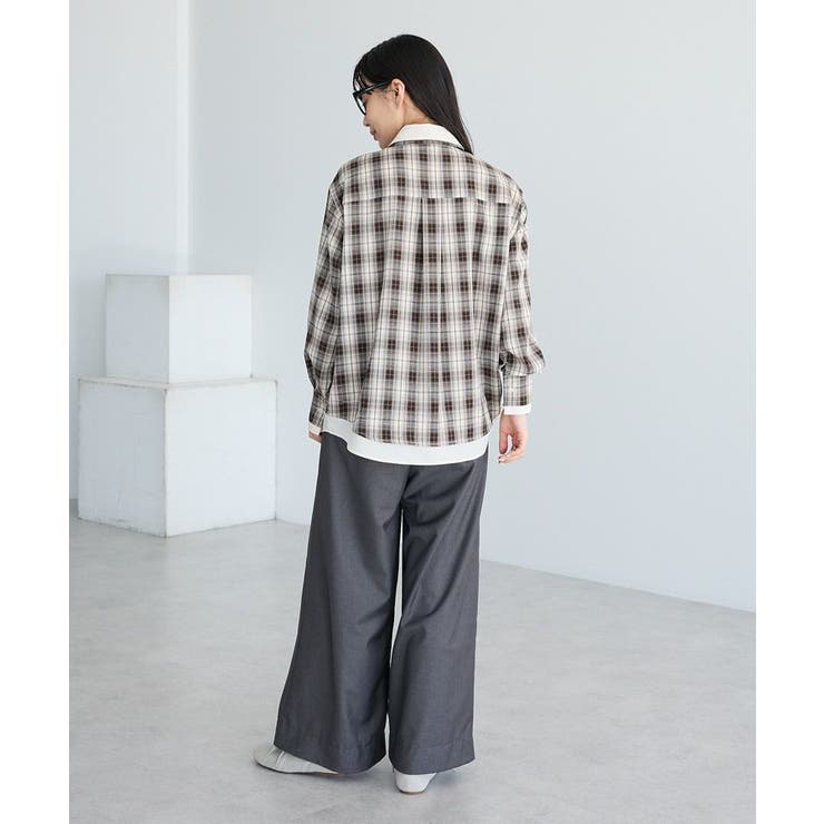 レイヤードライクチェックシャツ | CRAFT STANDARD BOUTIQUE | 詳細画像9 
