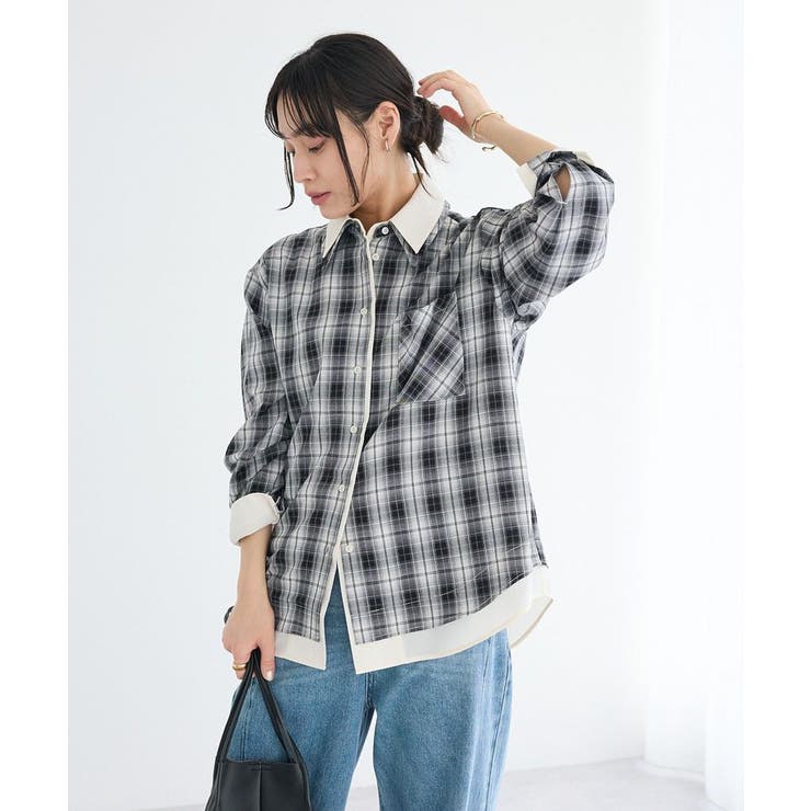 レイヤードライクチェックシャツ | CRAFT STANDARD BOUTIQUE | 詳細画像11 