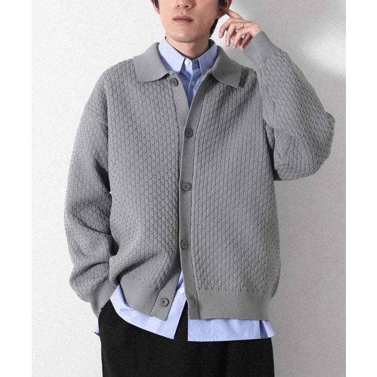 柄編みニットシャツカーディガン | CRAFT STANDARD BOUTIQUE | 詳細画像1 