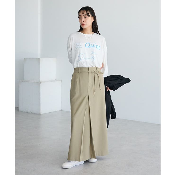 イージーケア/フロントタックロングスカート | CRAFT STANDARD BOUTIQUE | 詳細画像14 