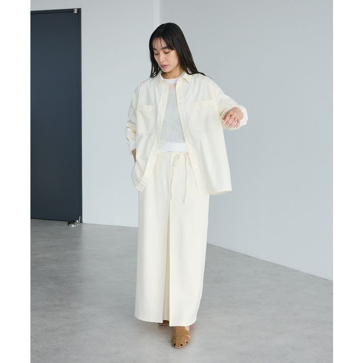 イージーケア/フロントタックロングスカート | CRAFT STANDARD BOUTIQUE | 詳細画像8 