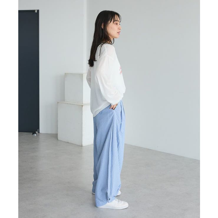 ベルトデザインワイドパンツ | CRAFT STANDARD BOUTIQUE | 詳細画像12 