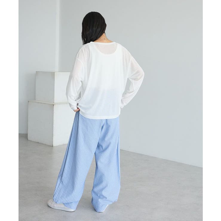 ベルトデザインワイドパンツ | CRAFT STANDARD BOUTIQUE | 詳細画像13 