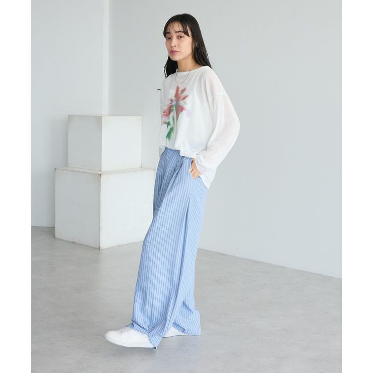 ベルトデザインワイドパンツ | CRAFT STANDARD BOUTIQUE | 詳細画像14 