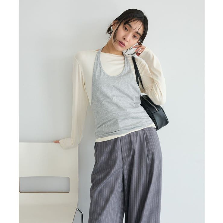 2点セット/ホルターネック+ロンTee | CRAFT STANDARD BOUTIQUE | 詳細画像3 