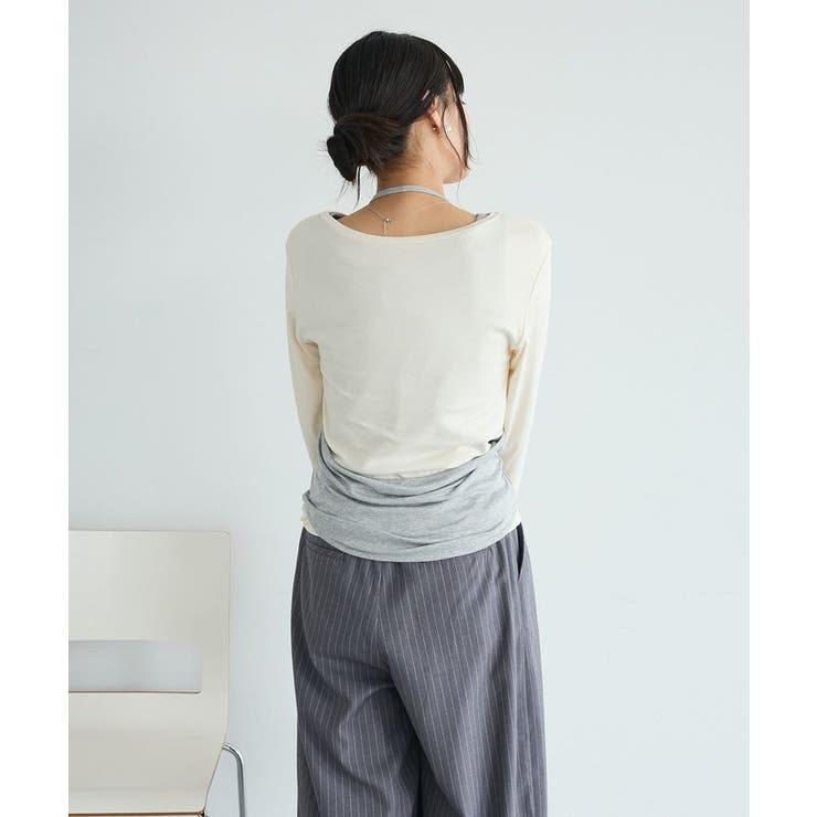 2点セット/ホルターネック+ロンTee | CRAFT STANDARD BOUTIQUE | 詳細画像6 