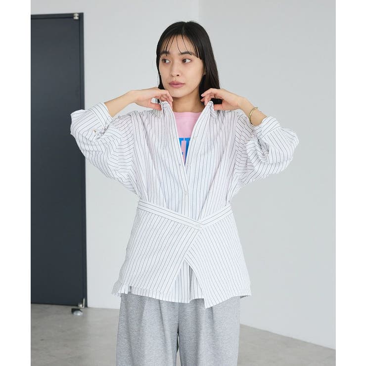 2点セット / レイヤードデザインシャツ | CRAFT STANDARD BOUTIQUE | 詳細画像2 