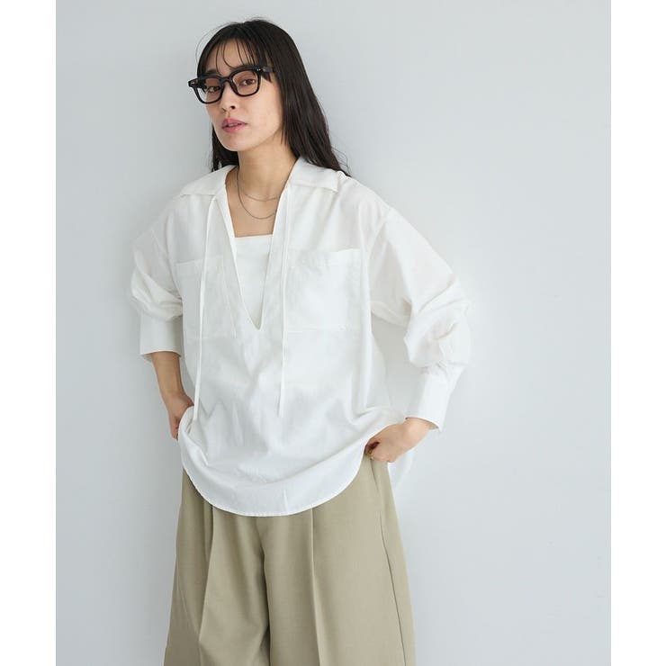 Vネックスキッパーシャツ | CRAFT STANDARD BOUTIQUE | 詳細画像10 