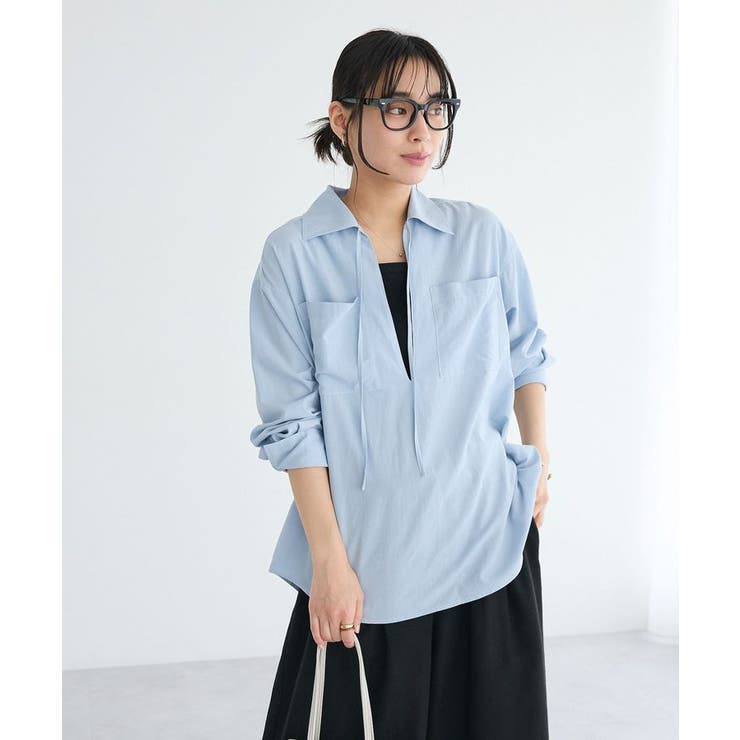 Vネックスキッパーシャツ | CRAFT STANDARD BOUTIQUE | 詳細画像3 