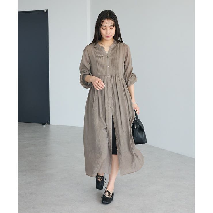 ライトブラウン | ヴィンテージボイルワンピース/羽織 | CRAFT STANDARD BOUTIQUE