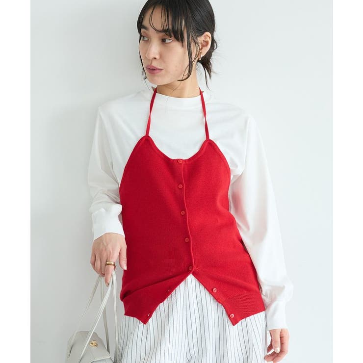 レッド | ホルターネックニットベスト | CRAFT STANDARD BOUTIQUE