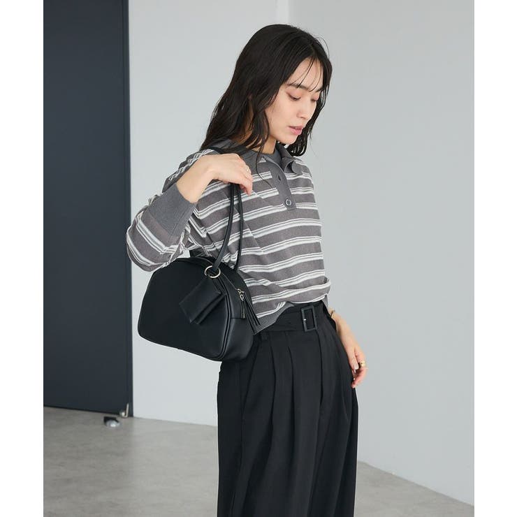 シアーボーダーポロ衿ニットプルオーバー | CRAFT STANDARD BOUTIQUE | 詳細画像15 