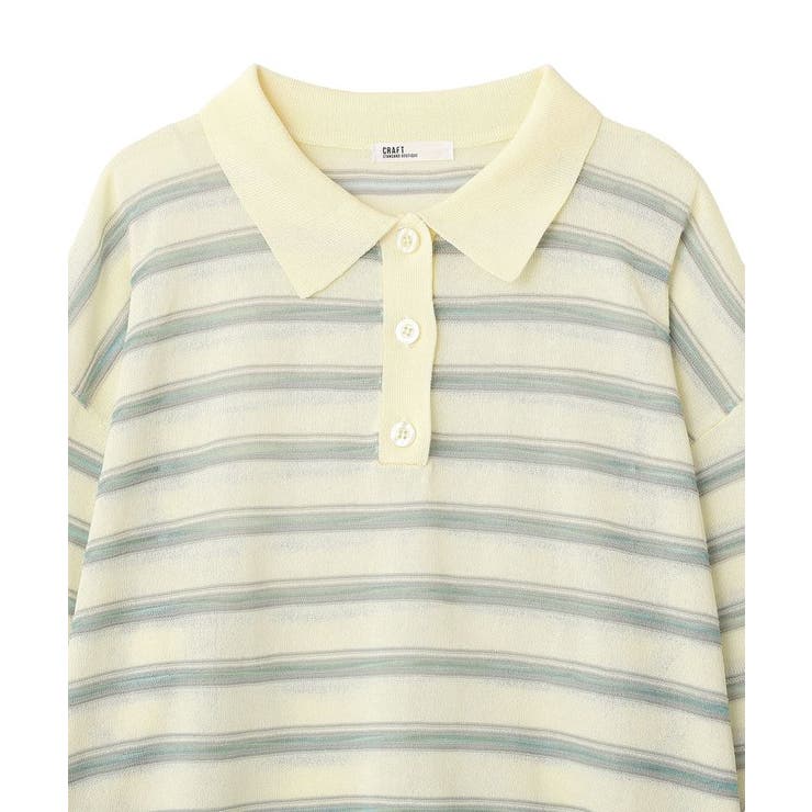 シアーボーダーポロ衿ニットプルオーバー | CRAFT STANDARD BOUTIQUE | 詳細画像29 