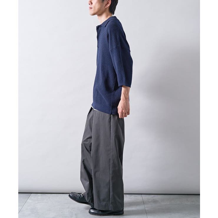 透かし編み半袖ニットポロシャツ | CRAFT STANDARD BOUTIQUE | 詳細画像17 