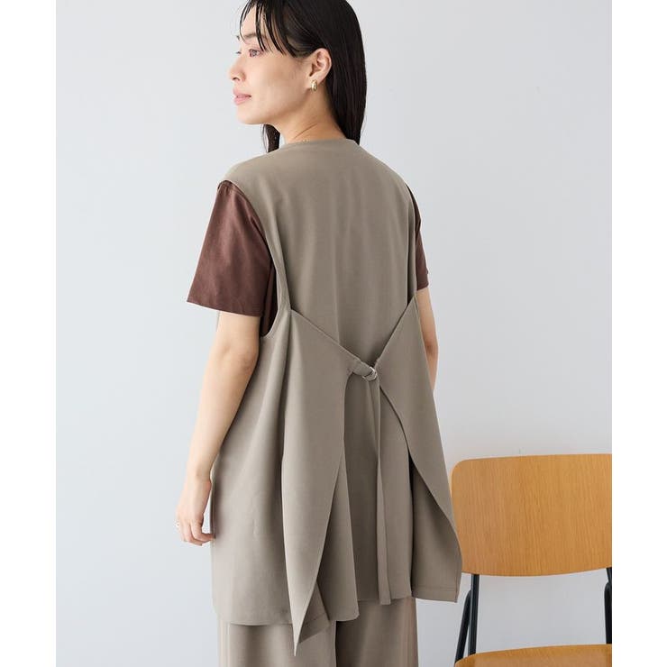 【ウォッシャブル】バックデザインジレ | CRAFT STANDARD BOUTIQUE | 詳細画像2 