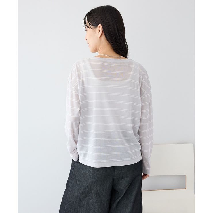 シアーボーダーヘンリーネックロンT | CRAFT STANDARD BOUTIQUE | 詳細画像11 