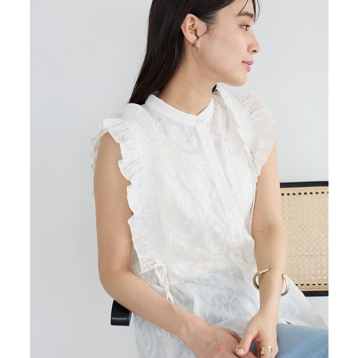 インド製 カットジャカードブラウス | CRAFT STANDARD BOUTIQUE | 詳細画像6 