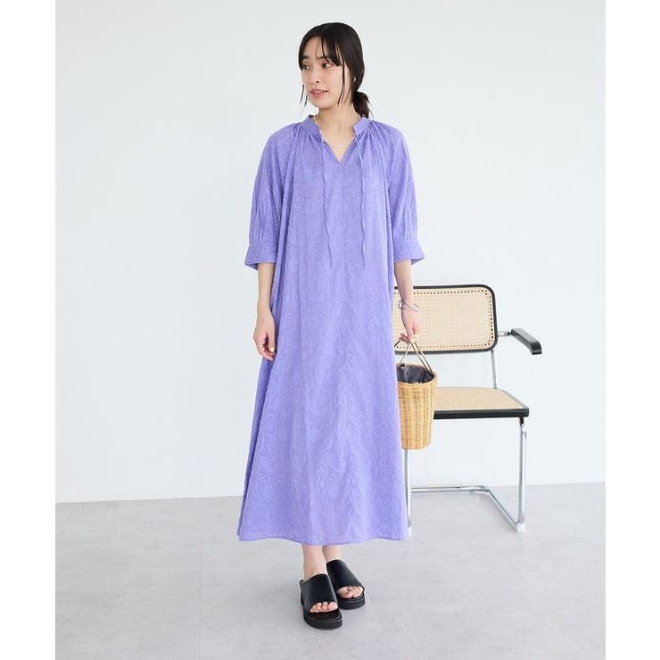 インド製 カットジャカードワンピース | CRAFT STANDARD BOUTIQUE | 詳細画像1 