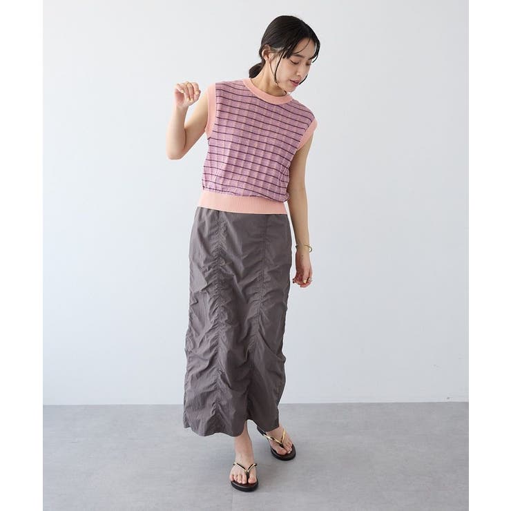 リンクスチェックニットベスト | CRAFT STANDARD BOUTIQUE | 詳細画像5 