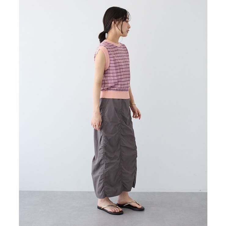 リンクスチェックニットベスト | CRAFT STANDARD BOUTIQUE | 詳細画像6 