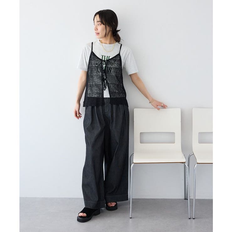 洗える ノットヤーン透かしビスチェ【手洗いOK】 | CRAFT STANDARD BOUTIQUE | 詳細画像13 