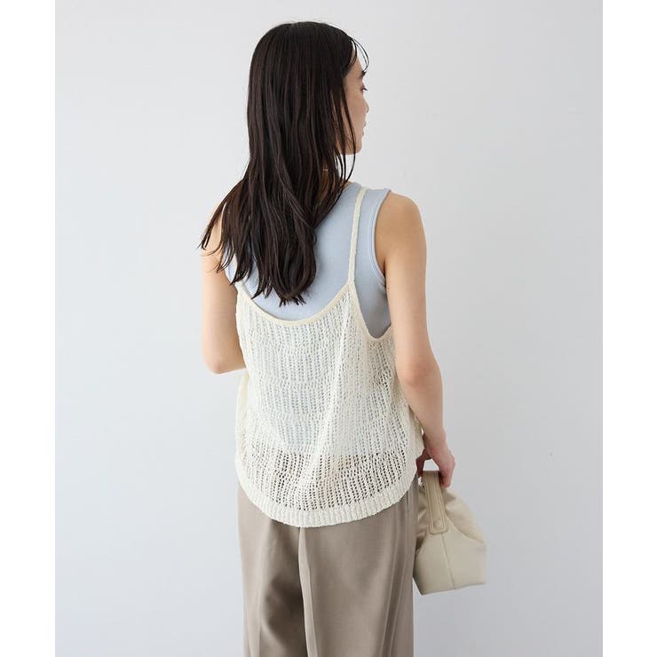 洗える ノットヤーン透かしビスチェ【手洗いOK】 | CRAFT STANDARD BOUTIQUE | 詳細画像5 