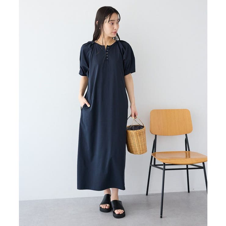 UVカット ポーチ付きバルーンスリーブワンピース | CRAFT STANDARD BOUTIQUE | 詳細画像13 