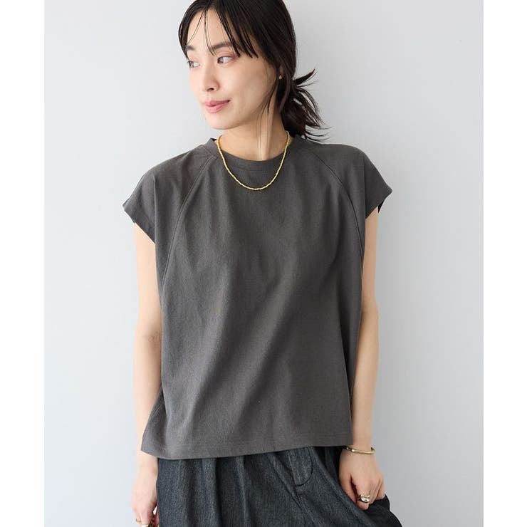 ダークグレー | フレンチスリーブパネルプルオーバー | CRAFT STANDARD BOUTIQUE