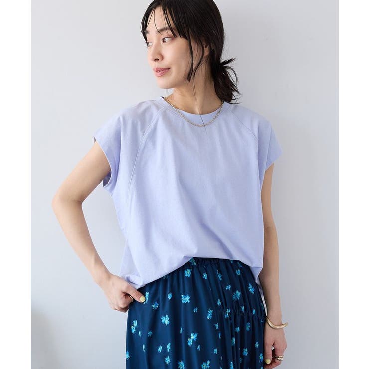 ライトブルー | フレンチスリーブパネルプルオーバー | CRAFT STANDARD BOUTIQUE