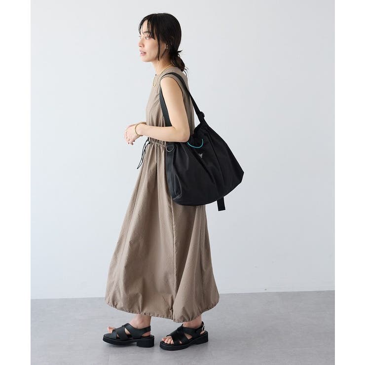 吸水速乾/UVカットシアサッカーノースリーブワンピース | CRAFT STANDARD BOUTIQUE | 詳細画像3 