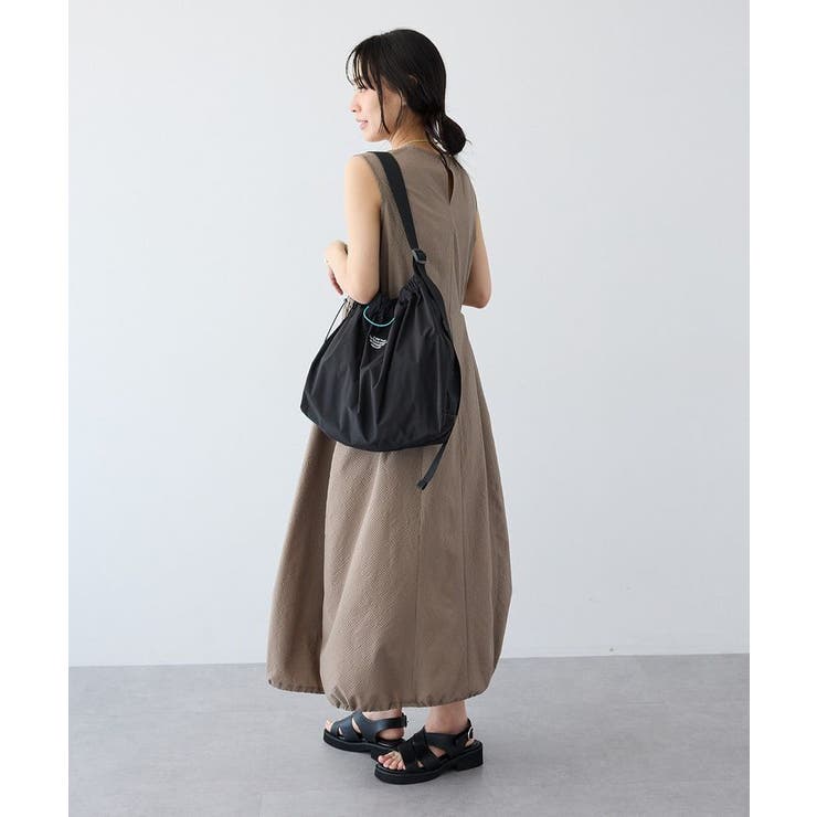 吸水速乾/UVカットシアサッカーノースリーブワンピース | CRAFT STANDARD BOUTIQUE | 詳細画像4 
