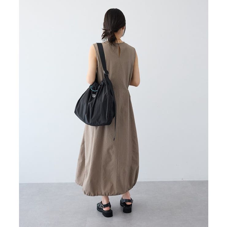 吸水速乾/UVカットシアサッカーノースリーブワンピース | CRAFT STANDARD BOUTIQUE | 詳細画像5 