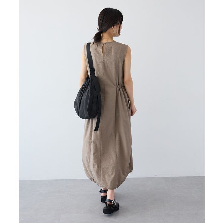 吸水速乾/UVカットシアサッカーノースリーブワンピース | CRAFT STANDARD BOUTIQUE | 詳細画像6 