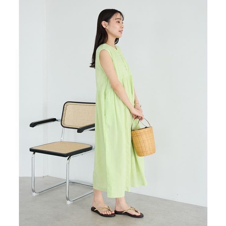 インド製 コットンドビーコンビワンピース | CRAFT STANDARD BOUTIQUE | 詳細画像4 