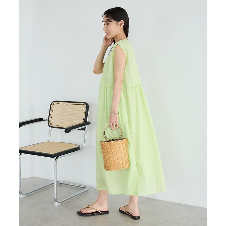インド製 コットンドビーコンビワンピース | CRAFT STANDARD BOUTIQUE | 詳細画像7 