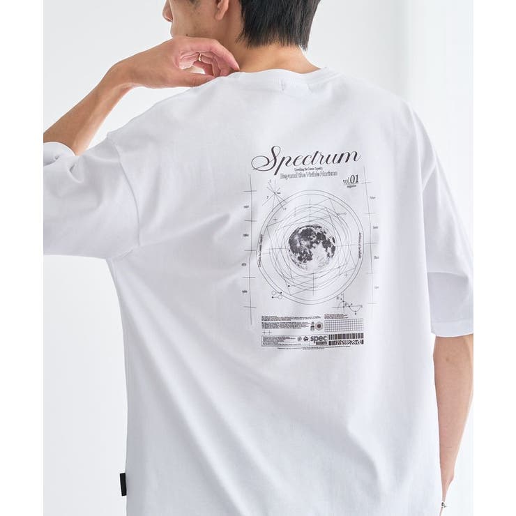 ホワイト | スペースアートグラフィックTシャツ | CRAFT STANDARD BOUTIQUE