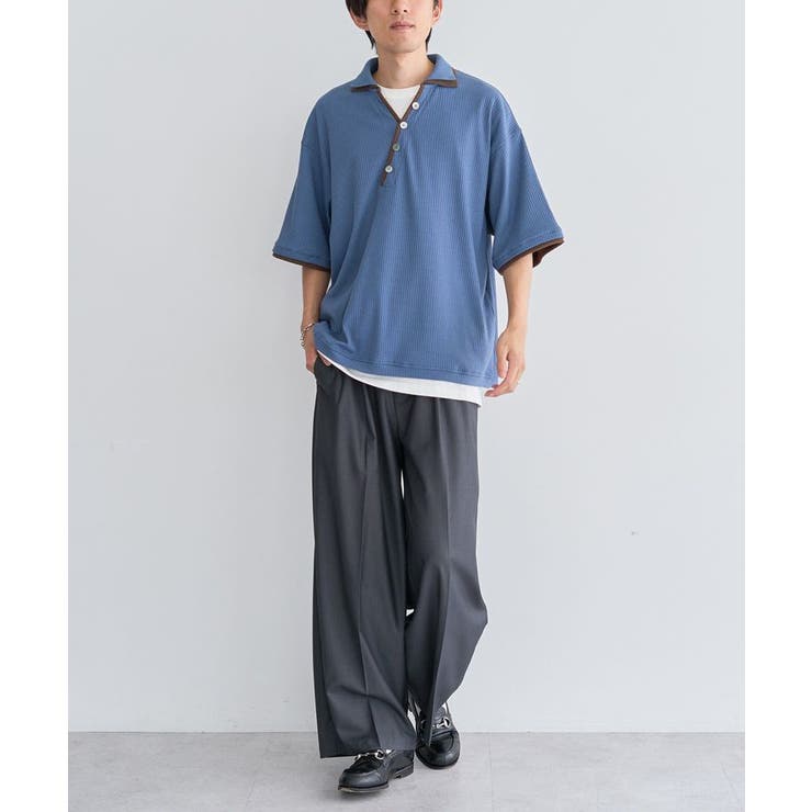 フェイクレイヤードワイドスラックス | CRAFT STANDARD BOUTIQUE | 詳細画像10 