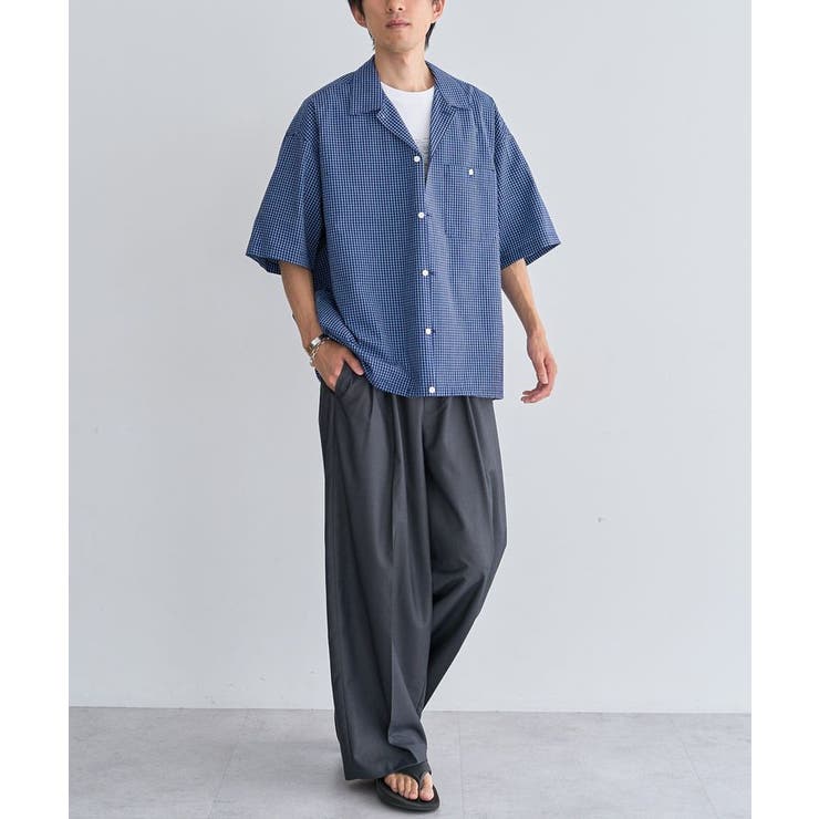 フェイクレイヤードワイドスラックス | CRAFT STANDARD BOUTIQUE | 詳細画像11 