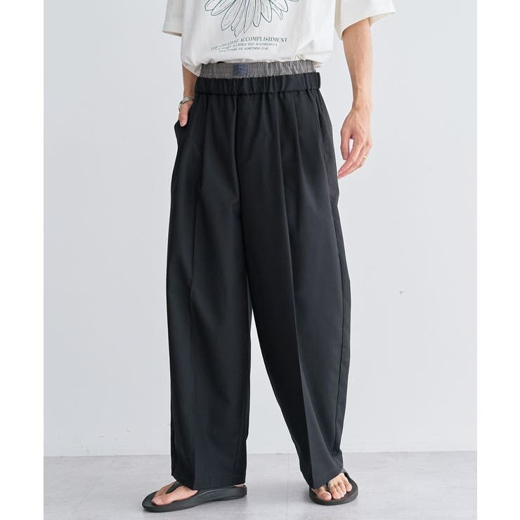 フェイクレイヤードワイドスラックス | CRAFT STANDARD BOUTIQUE | 詳細画像14 