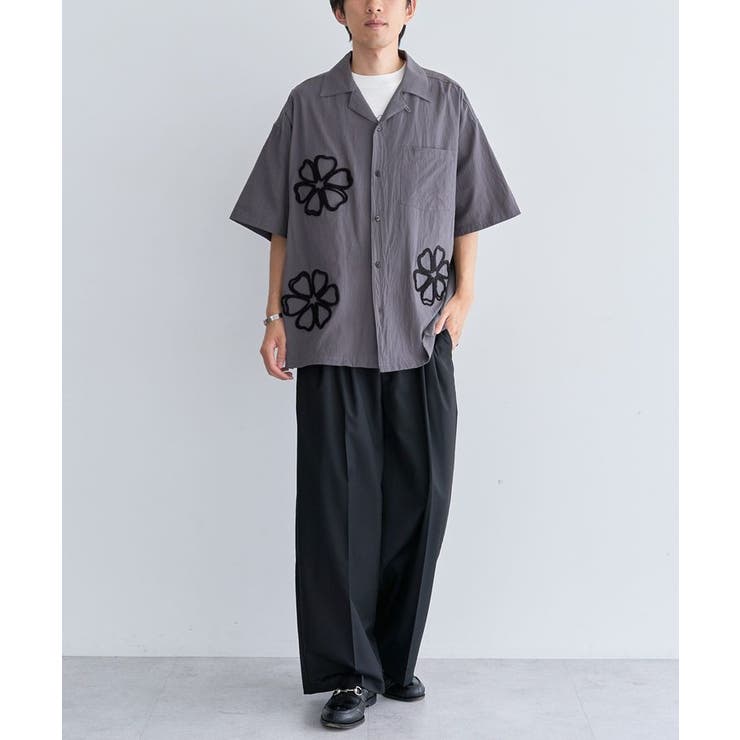 フェイクレイヤードワイドスラックス | CRAFT STANDARD BOUTIQUE | 詳細画像20 