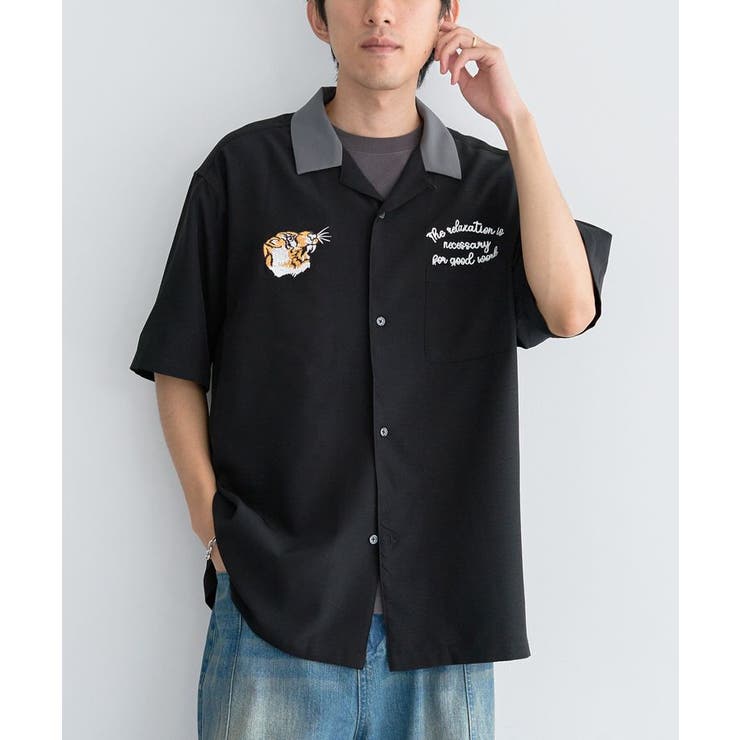 オープンカラーボーリングシャツ | CRAFT STANDARD BOUTIQUE | 詳細画像1 