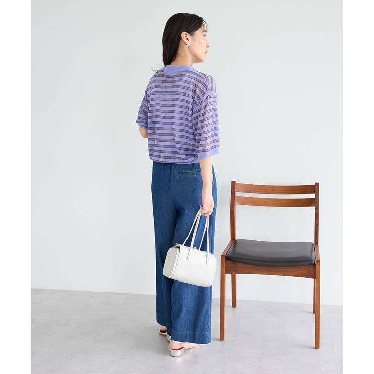 シアーボーダーショート丈ポロニット | CRAFT STANDARD BOUTIQUE | 詳細画像17 