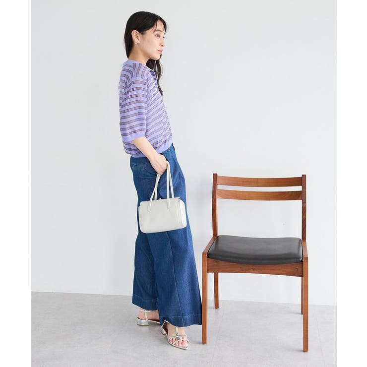 シアーボーダーショート丈ポロニット | CRAFT STANDARD BOUTIQUE | 詳細画像18 