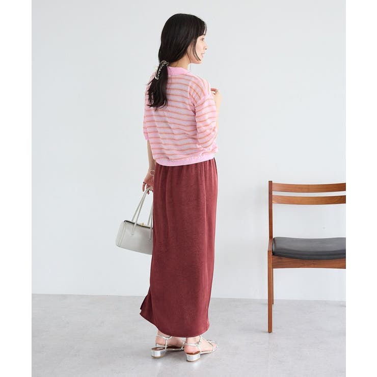 シアーボーダーショート丈ポロニット | CRAFT STANDARD BOUTIQUE | 詳細画像24 