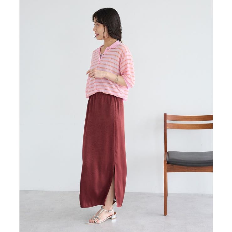 シアーボーダーショート丈ポロニット | CRAFT STANDARD BOUTIQUE | 詳細画像26 