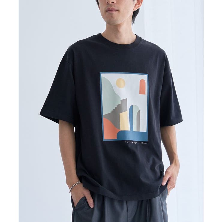 ブラック | アートロゴイラストTシャツ | CRAFT STANDARD BOUTIQUE